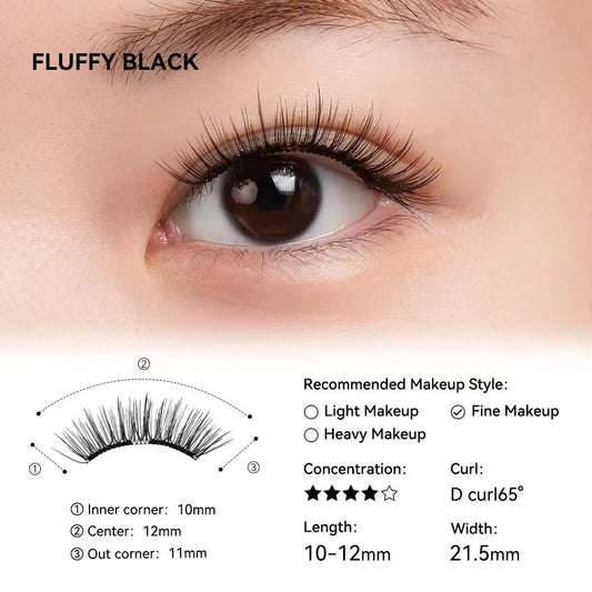 New NO.42 NEW Fluffy Black - 5D