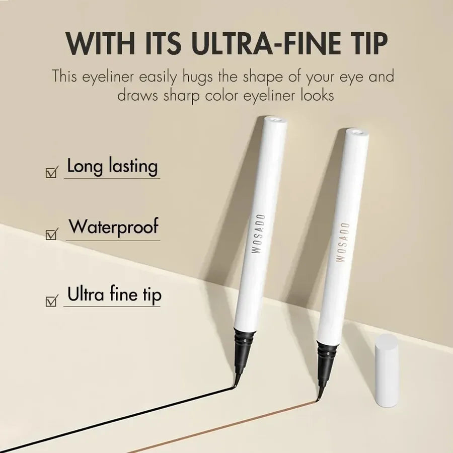 WOSADO Premium Ultra-Slim Liquid Eyeliner - Black