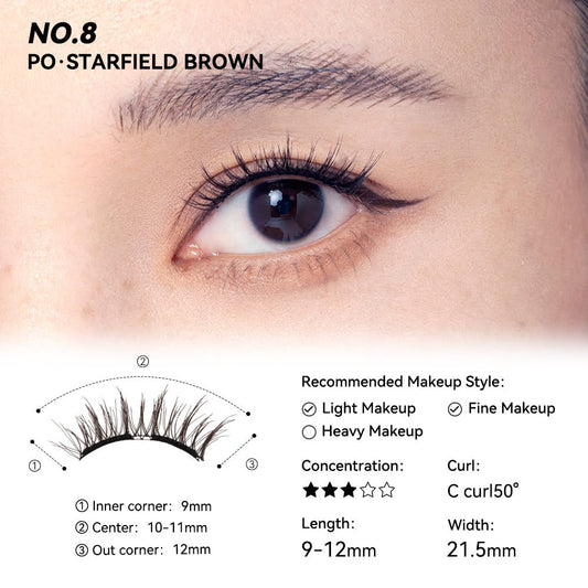 NO.8 Starfield Brown (Diamond in brown colour)